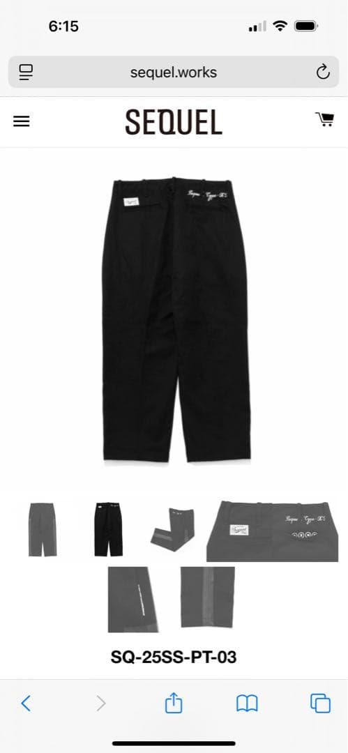 SEQUEL TYPE-XF SQ-25SS-PT-03 シークエル 藤原ヒロシ