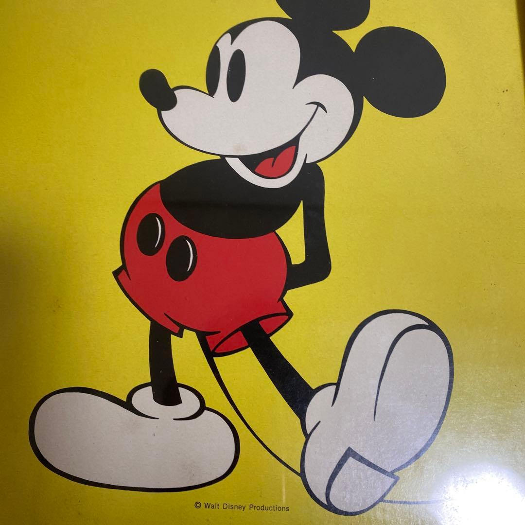 ミッキーマウス　アート　フレーム付き　ビンテージ