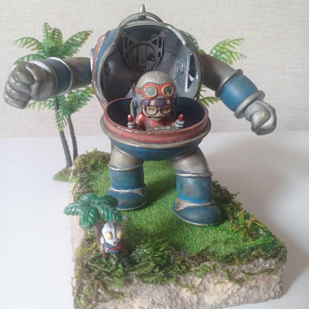 【バンダイプラモデル】Dr.スランプアラレちゃんキャラメルマン１号ジオラマ完成品