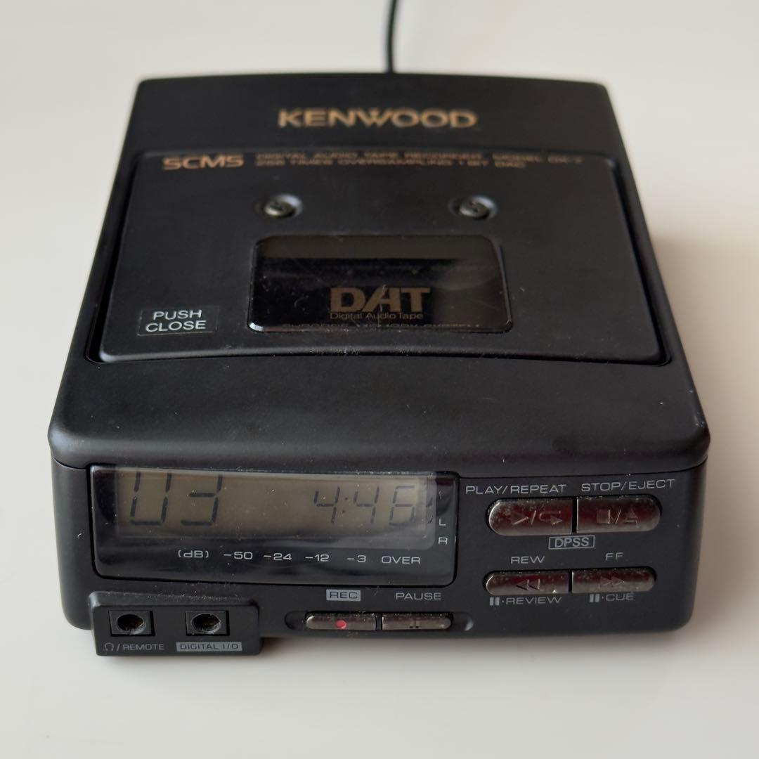 KENWOOD DAT DX-7 【リモコン・電源・カーオディオアダプタ付き】