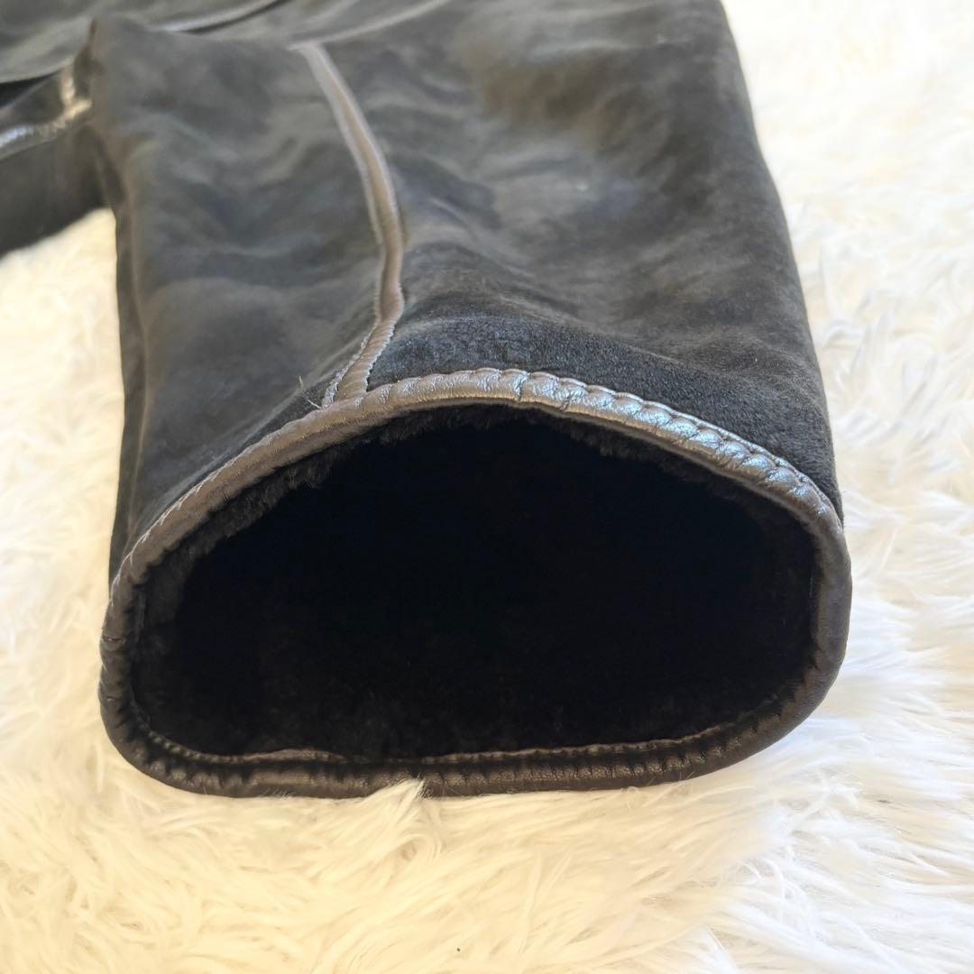 Sawyer of Napa USA製 フード付きスエードムートンコート メンズ