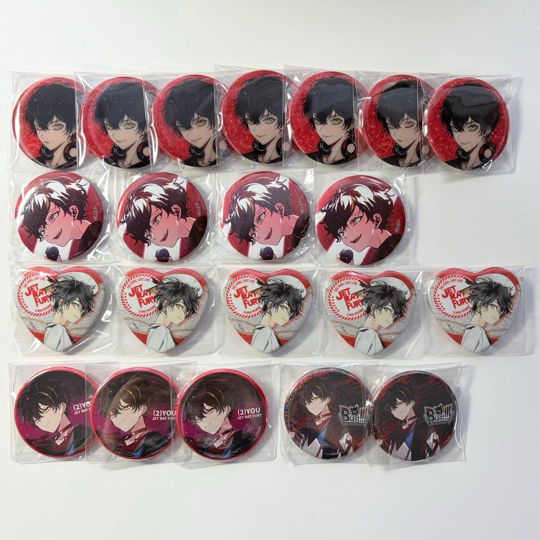 ディアヴォーカリスト ディアヴォ ユゥ 缶バッジ ハート缶 まとめ ⑦