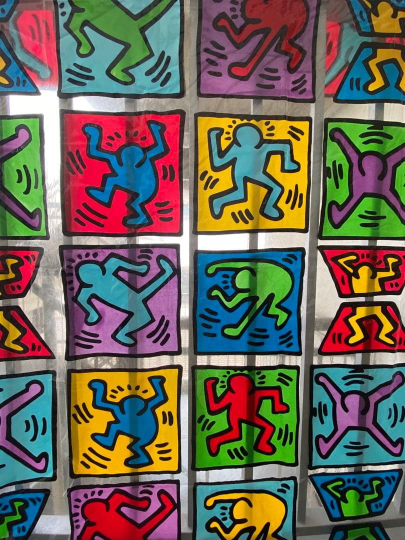 キースヘリング Keith Haring ウォールデコ シャワーカーテン