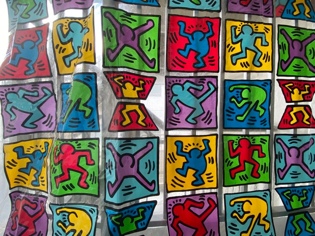 キースヘリング Keith Haring ウォールデコ シャワーカーテン