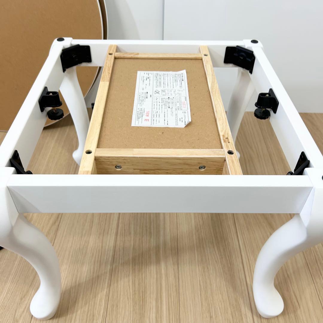 美品❗️ Francfranc こたつ 猫脚テーブル 白 ホワイト