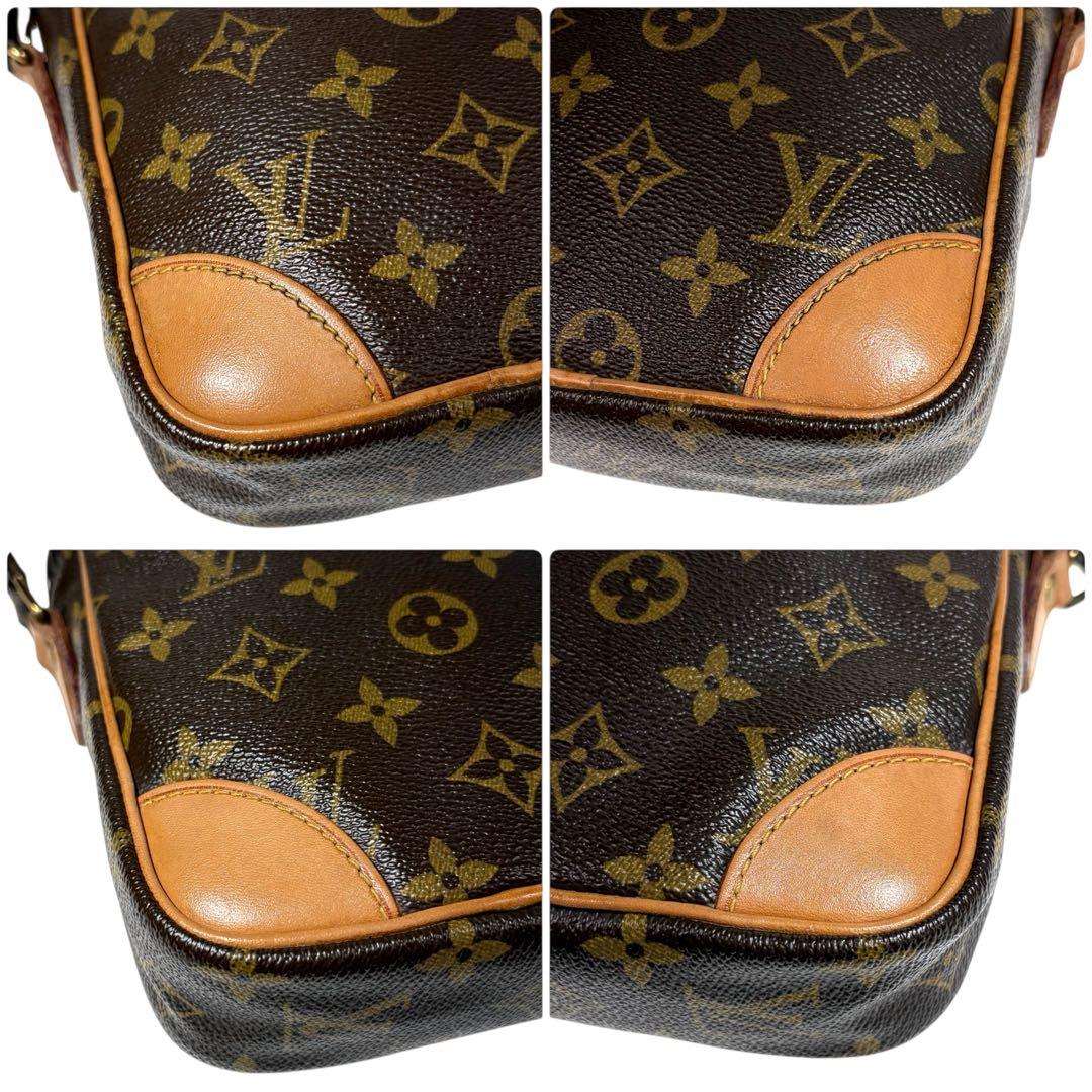 ヌメ革の色が明るい！ LOUIS VUITTON モノグラム ダヌーブ a987