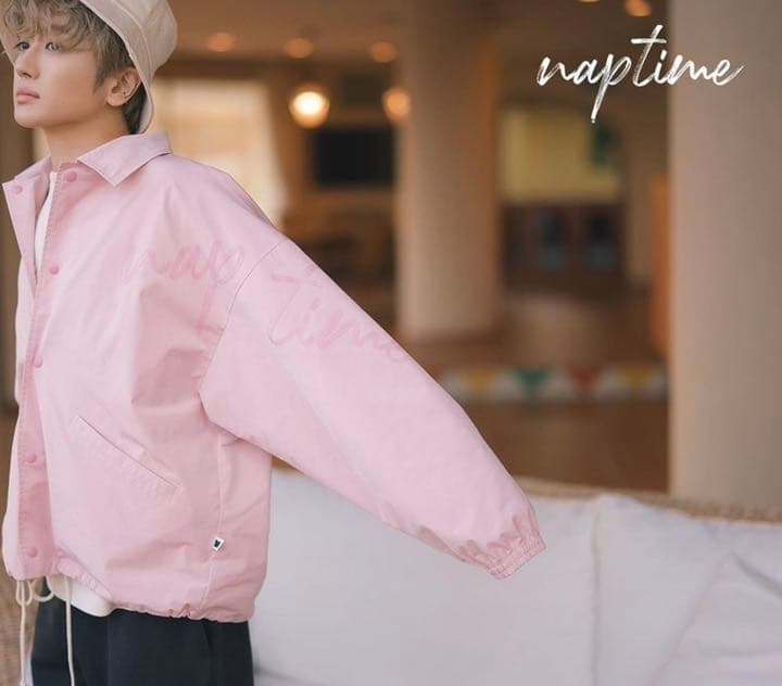 Nissy Naptime コーチジャケット ピンク