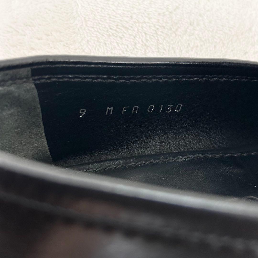 希少サイズ　ルイヴィトン　革靴　ホッケンハイム　LV金具　黒　28cm相当