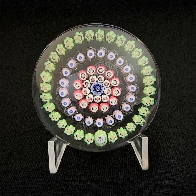 1989 バカラ クリスタル ペーパーウェイト 千の花 ミルフィオリ