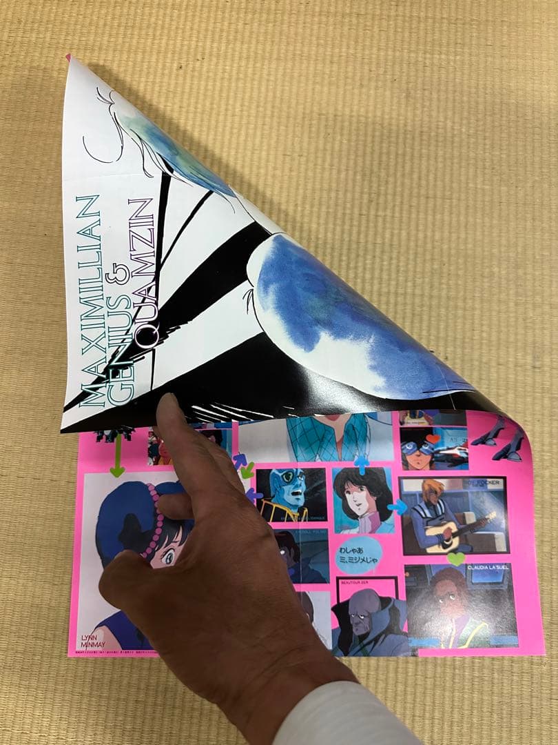 希少】マクロス　両面ポスター　アニメージュ1983年6月号付録