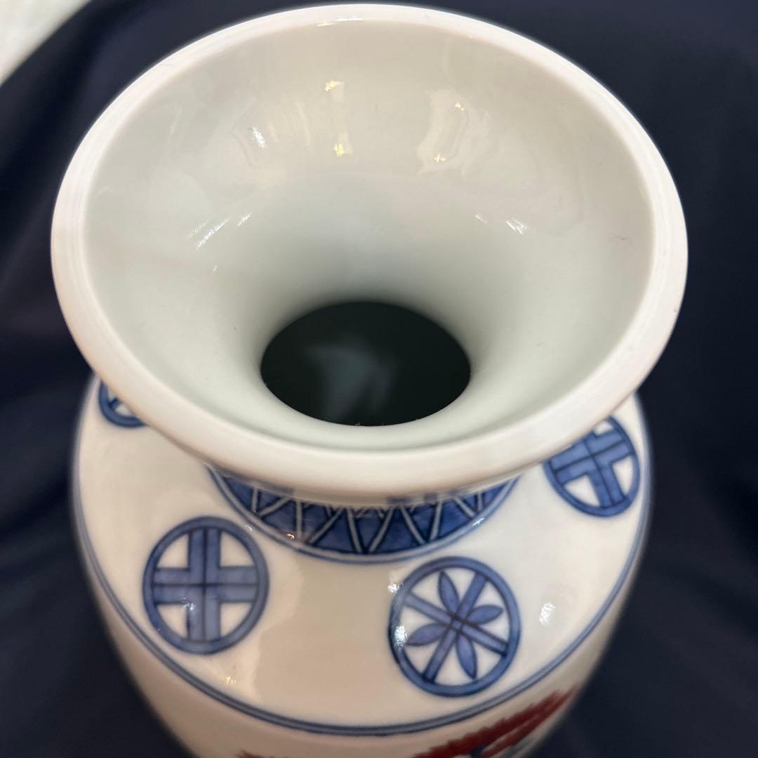 ◉本日限定◉今泉今右衛門　菊絵　花瓶　高さ28cm