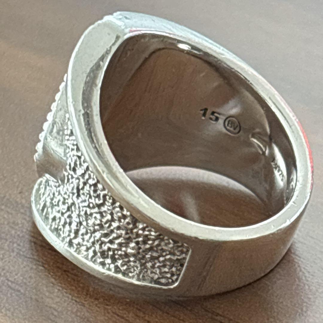 BOTTEGA VENETA ボッテガヴェネタ シュバリエリング　silver