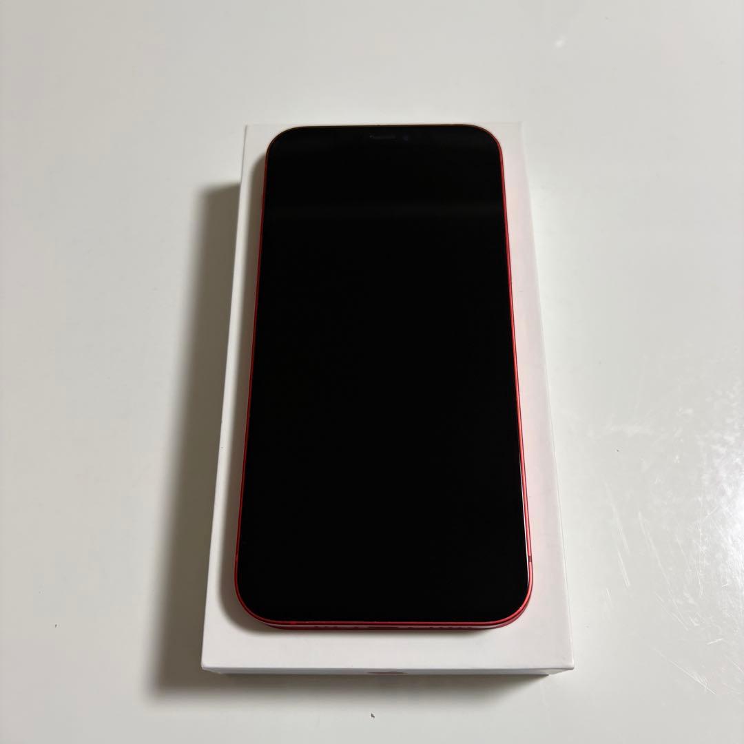 【上美品】iPhone 12 本体 128GB レッド SIMフリー