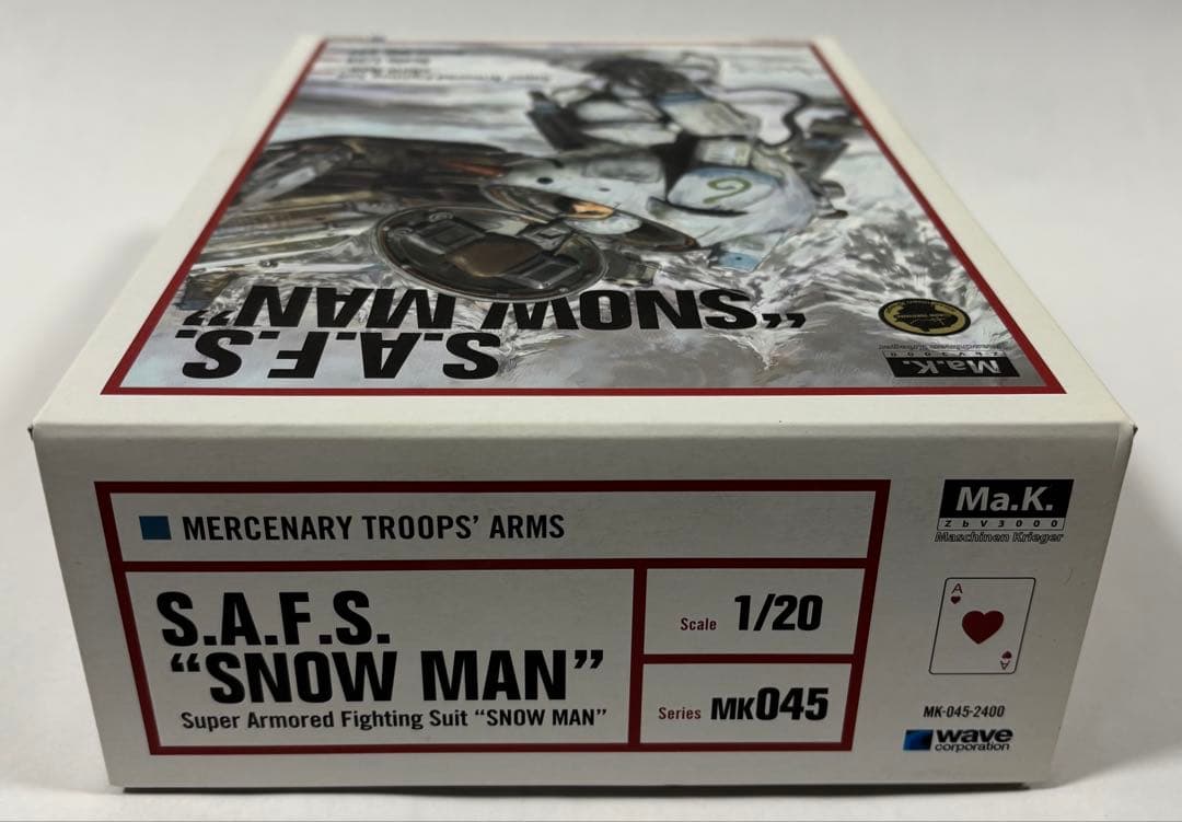 WABE 1/20 マシーネンクリーガー　S.A.F.S スノーマン