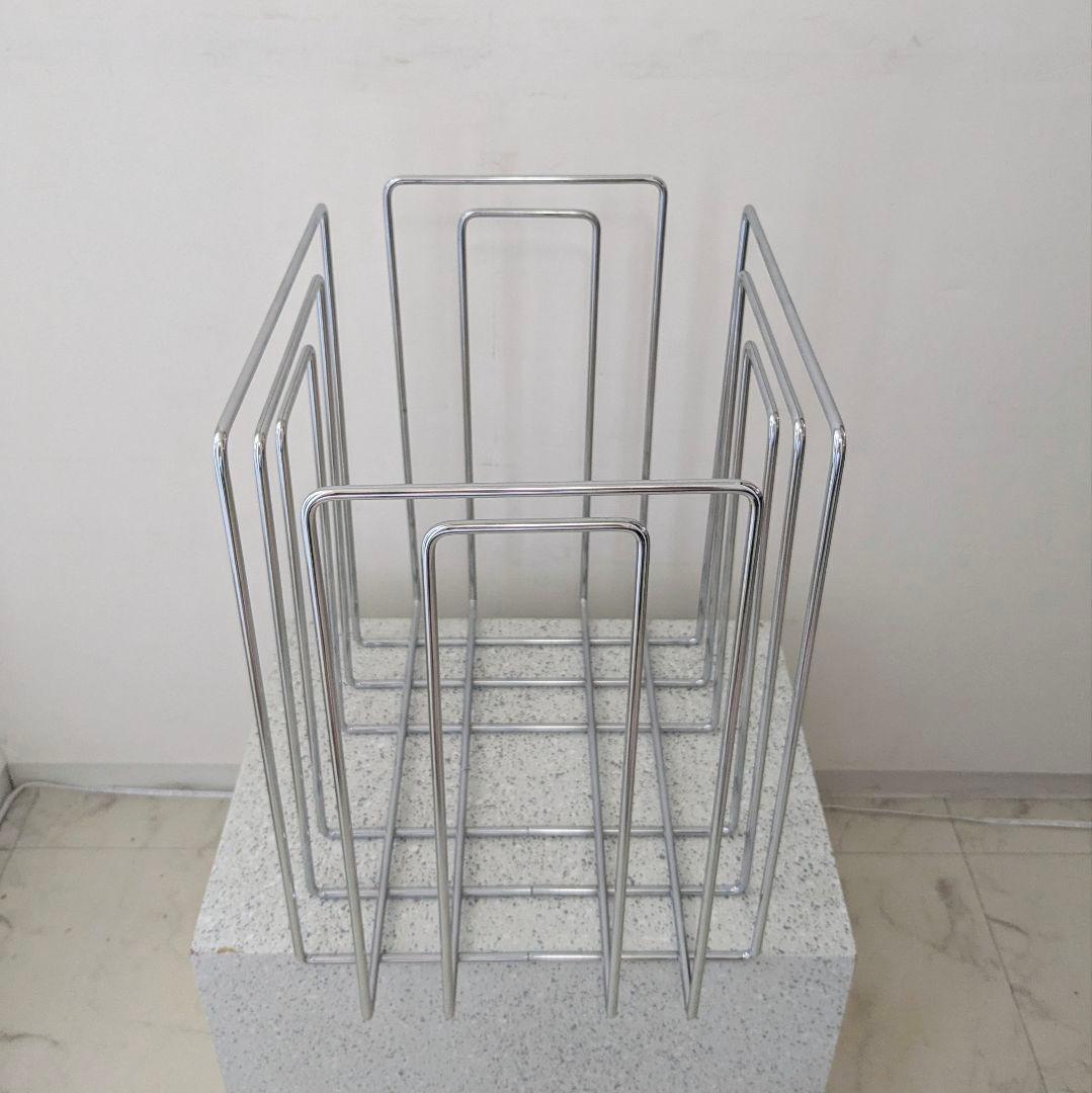 MERLO-T ペーパーコレクター スチール マガジン ラック ビンテージ