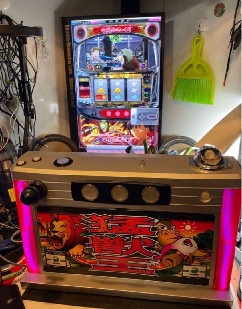 サミタ専用コントローラー 猛獣王モデル スピーカー内蔵 レバー＆両サイドLED