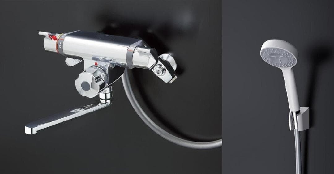 TOTO TMF47Y1 壁付 サーモスタットシャワー混合水栓金具・定量止水