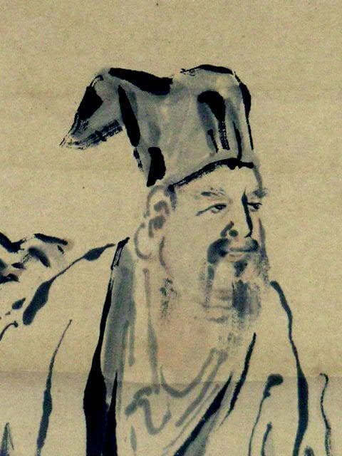 ♥掛軸　平野 華僊　人物画　掛け軸　骨董品