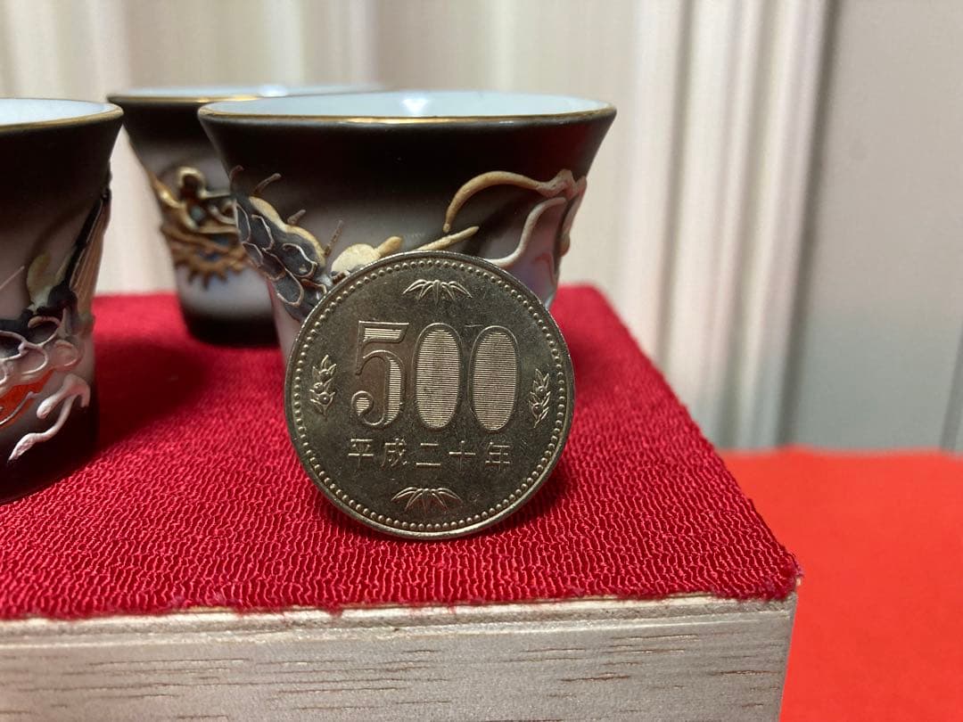 龍神　神具、仏具、供物　酒水器5個セット