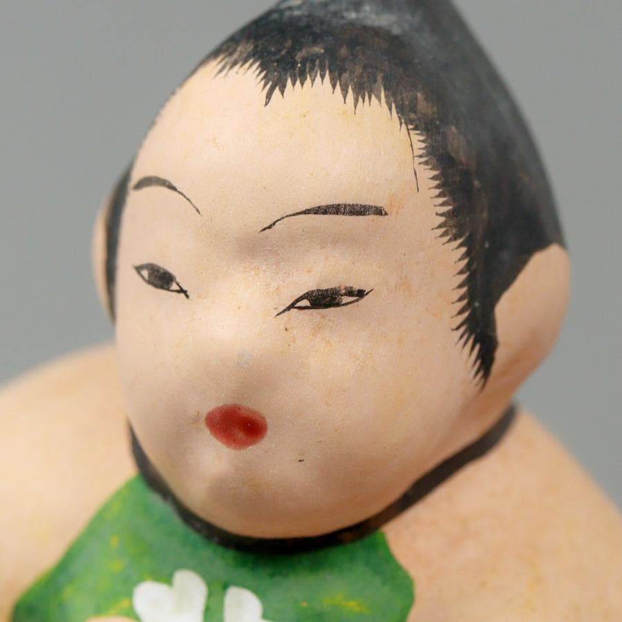 相良人形 七代 さがらたかし 大蛸と蟹と金太 土人形 郷土玩具 置物