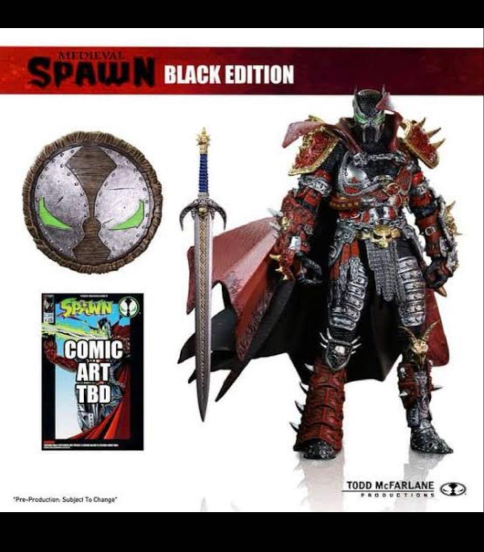 Medieval Spawn Black Edition フィギュア