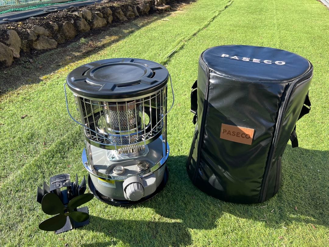 PASECO ストーブ ファン 収納ケース付き