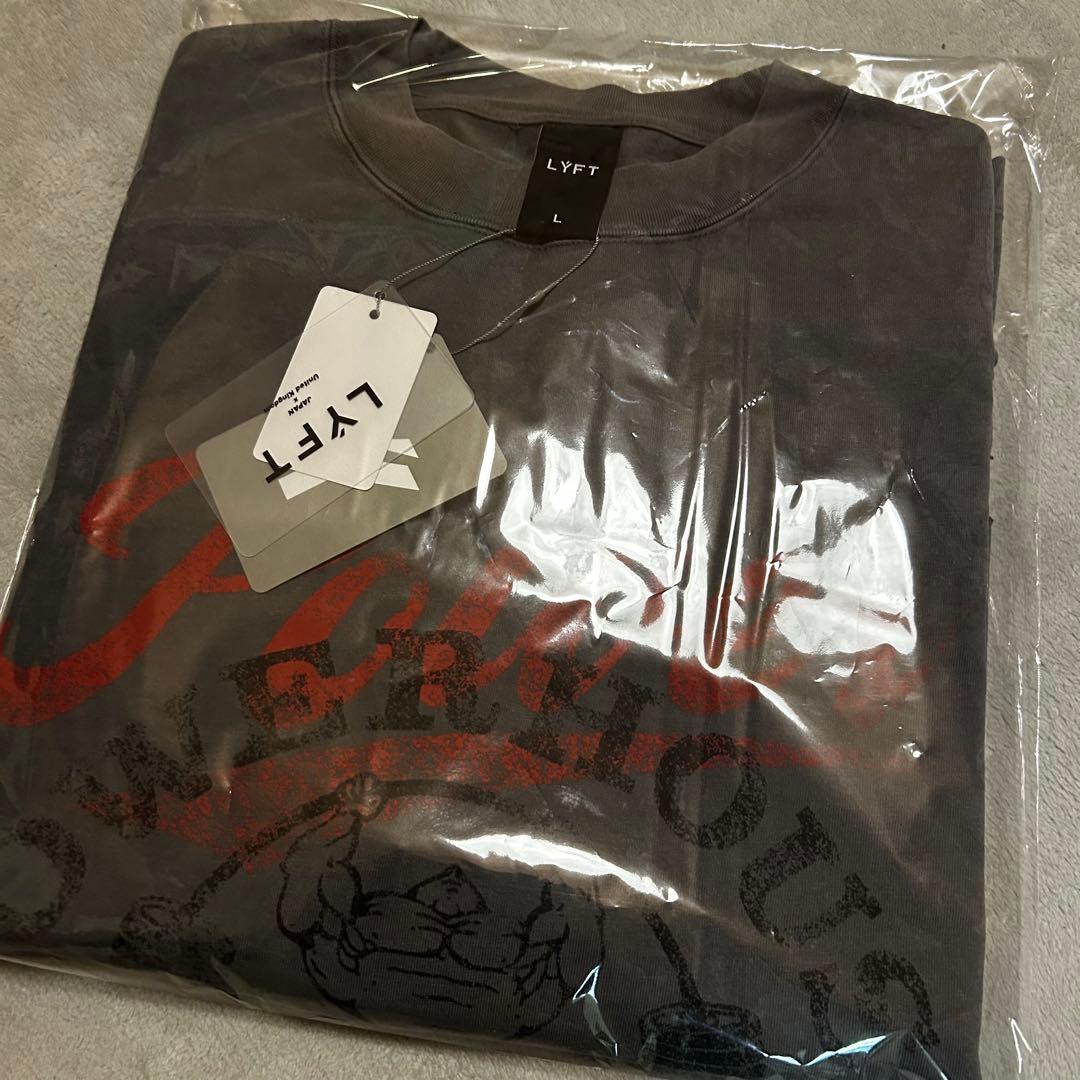 LÝFT × POWER HOUSE GYM ビンテージ　Tシャツ　グレー　L