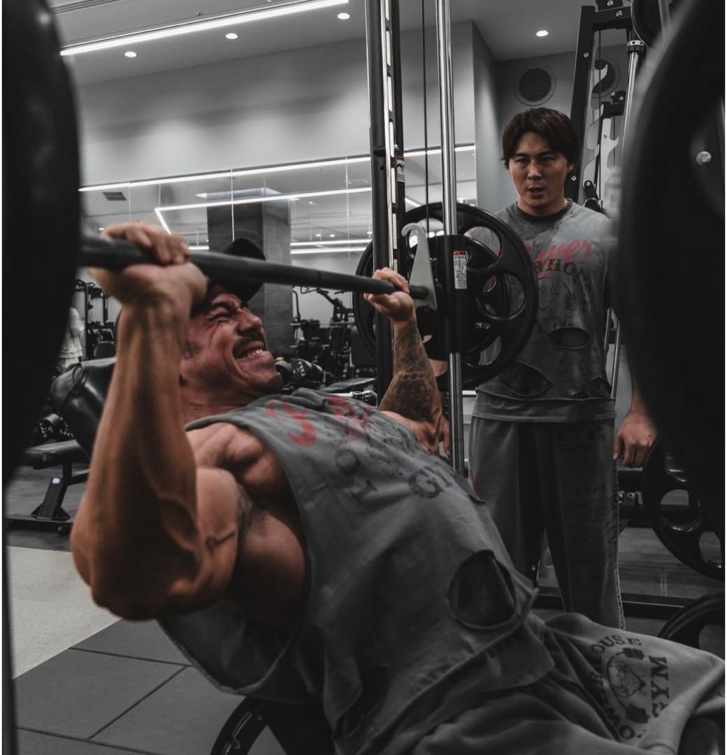 LÝFT × POWER HOUSE GYM ビンテージ　Tシャツ　グレー　L