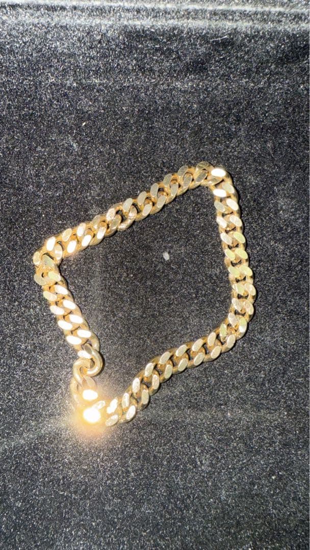 じ*や様 遺品整理　喜平ブレスレット18㎝　無加工