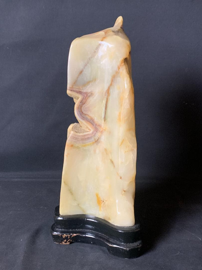 縞メノウ オニキス オニックス 瑪瑙 アゲート 原石 鑑賞石 11.73kg