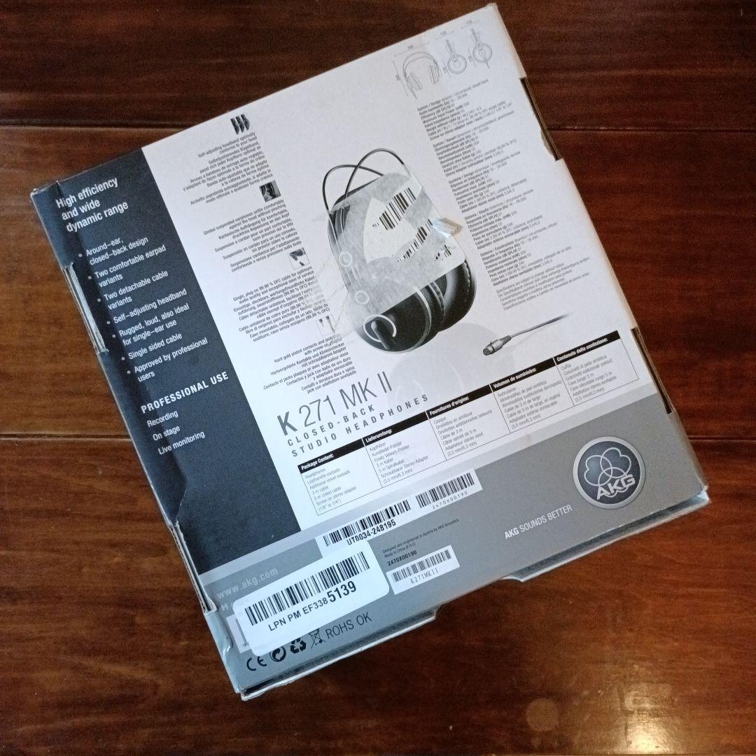 AKG K271 MK2 密閉型モニターヘッドホン