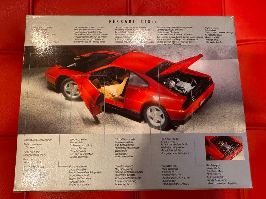 Testors/Italeri製 フェラーリ348tb/ts メタルボディキット