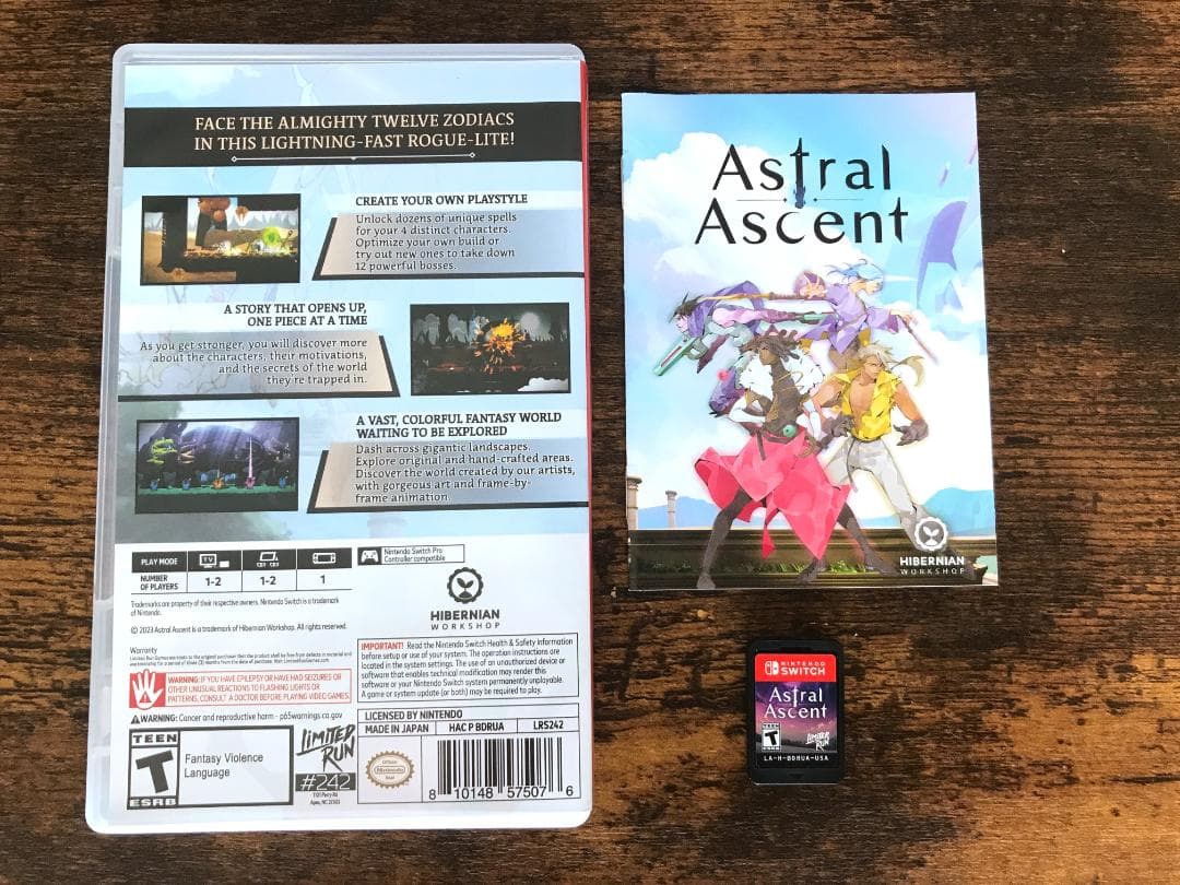 Astral Ascent Switch スイッチ　北米版