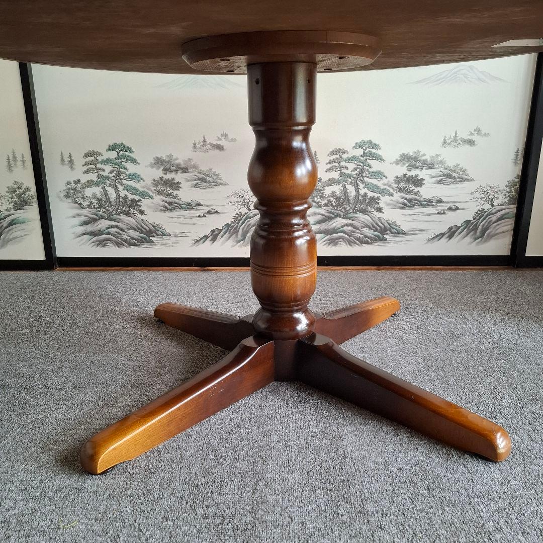 飛騨産業　キツツキ　ラウンドテーブル　ダイニングテーブル