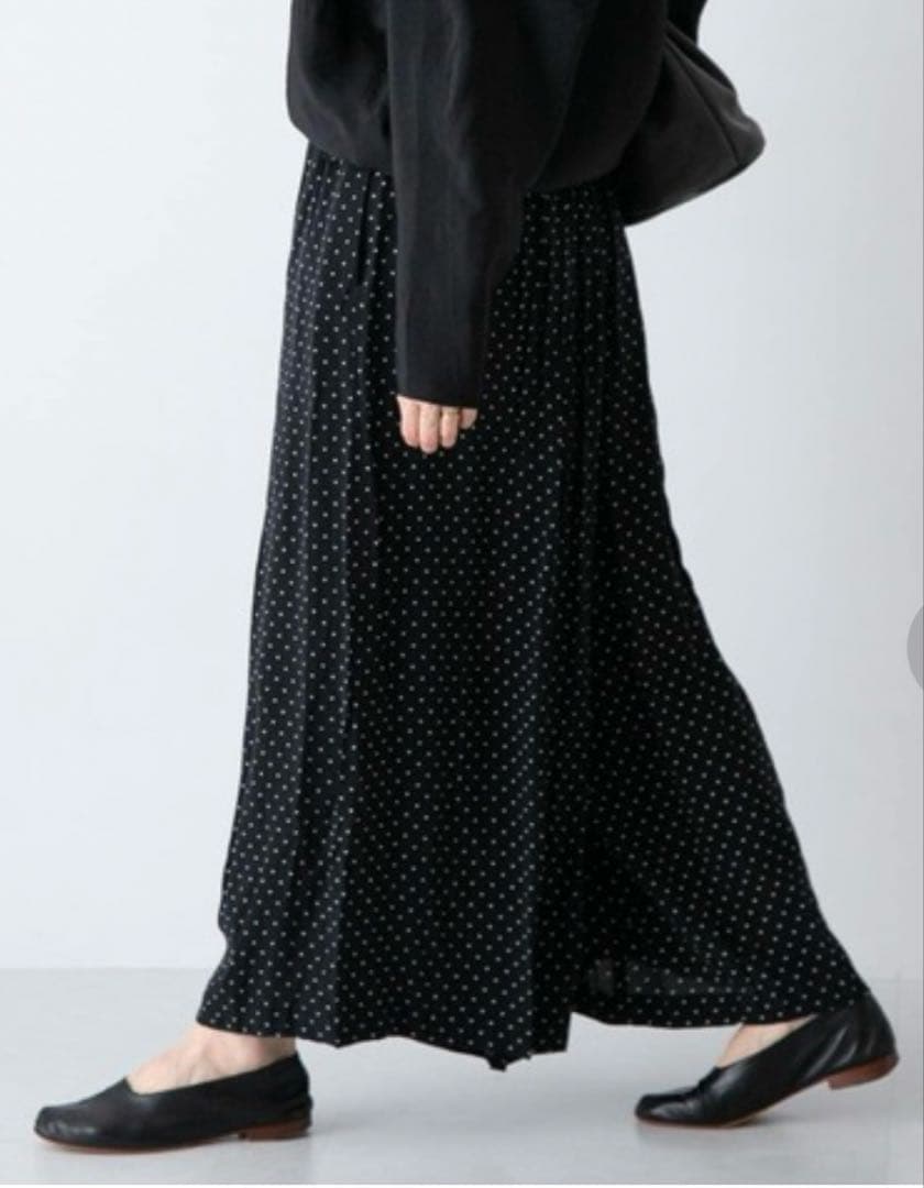 かぐれ　キュプラレーヨンドットパンツ