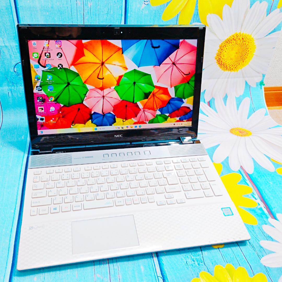 タッチパネル✨corei7✨新品欲張SSD512GB✨フルHD✨設定済ノートPC