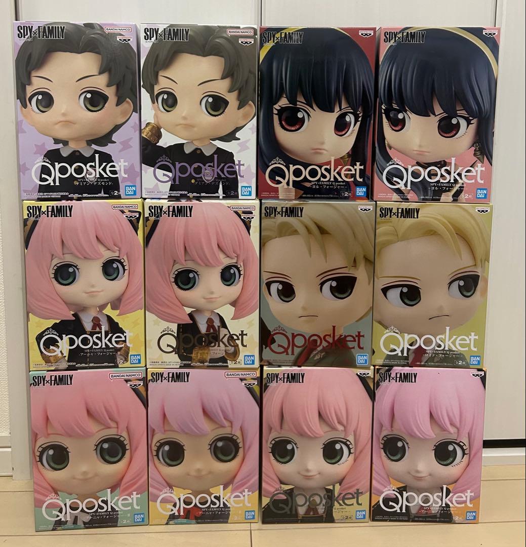 スパイファミリー SPY×FAMILY Qposket フィギュア 12体セット