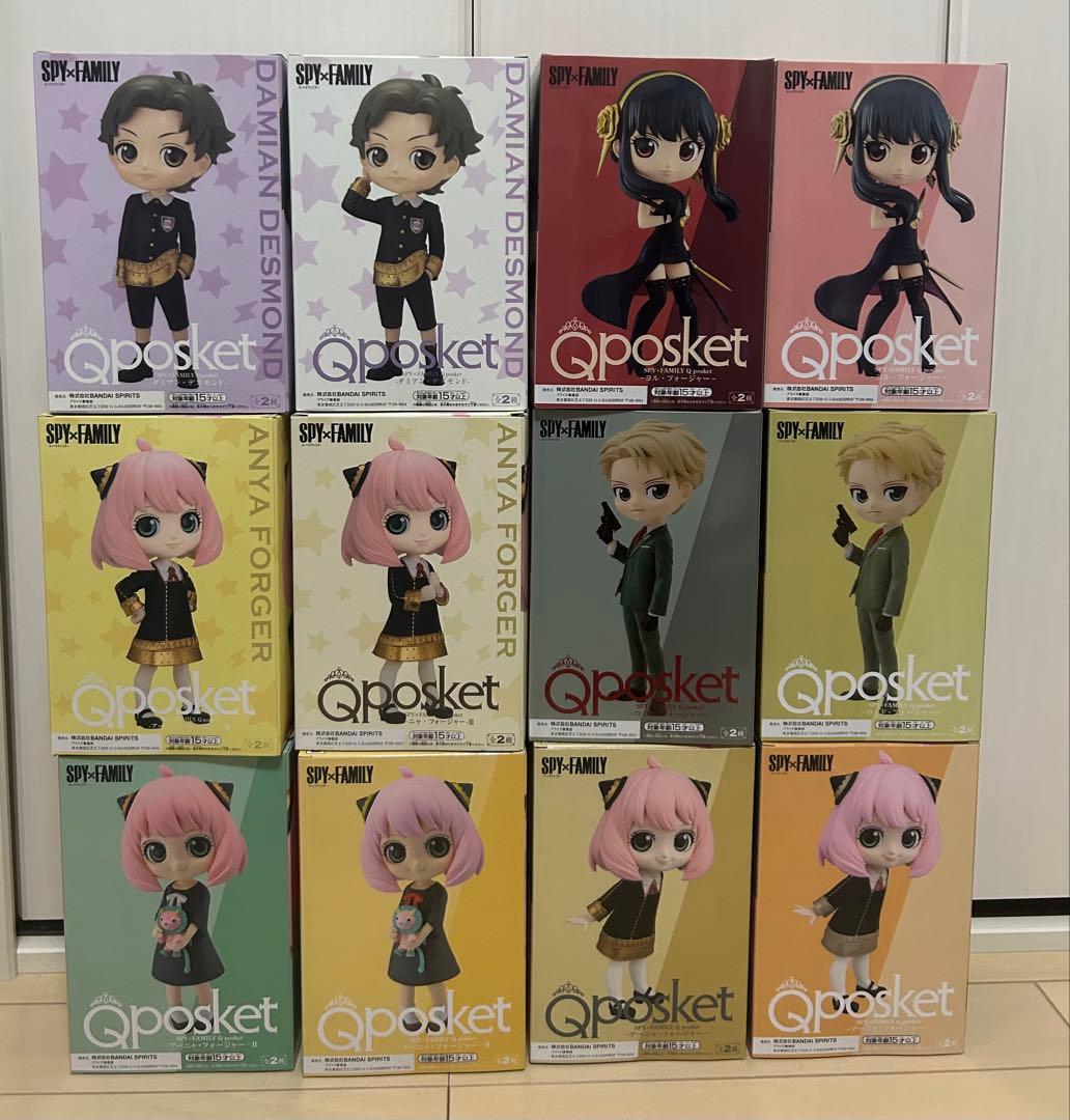 スパイファミリー SPY×FAMILY Qposket フィギュア 12体セット