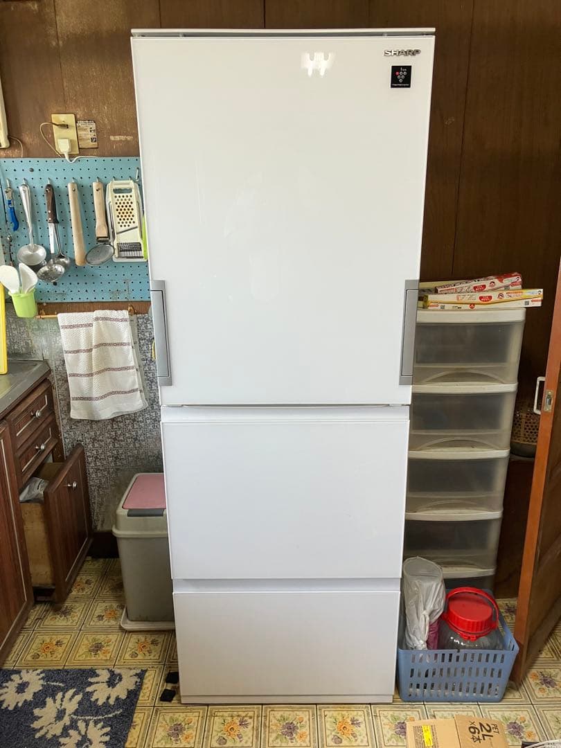 umama　　SHARP 冷蔵庫 SJ-GW35J-W 350L ホワイト