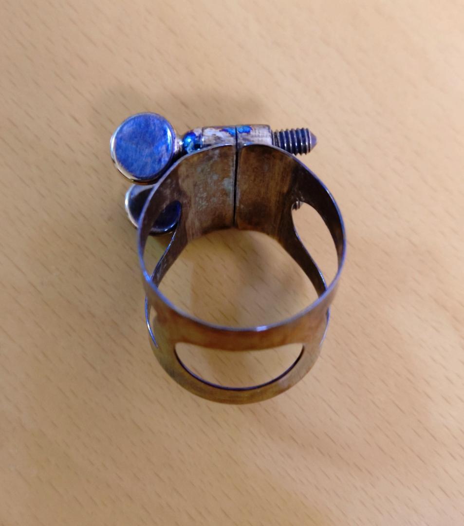 BULLSEYE 復活前ブルズEX アルトサックス用リガチャー