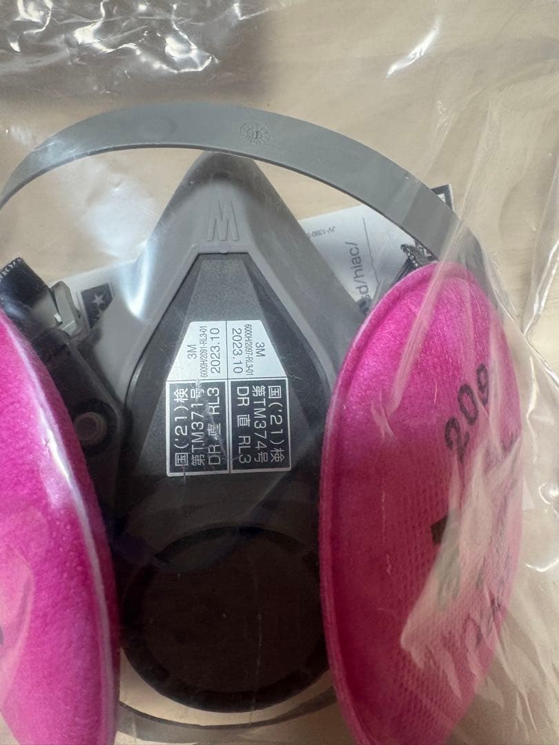 マスク　3M 防塵マスク 6000 / 2091-RL フィルター