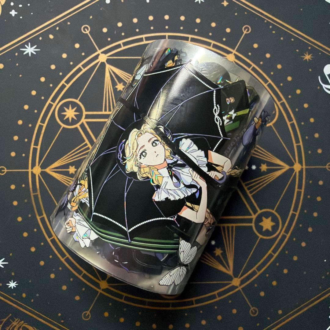 【8953】海外　マステ　中古巻　貝殻光マスキングテープ　人物系