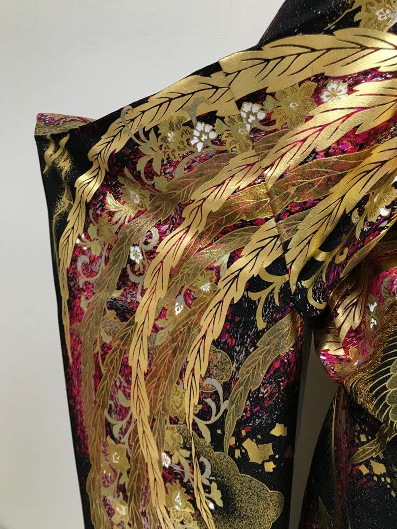 振袖単品　関芳　鳳凰　未仕立て品