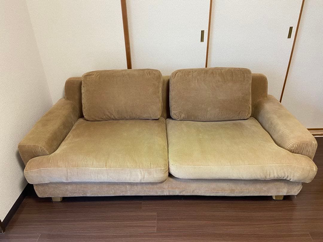 【がーすー】unico GREIG(グレイグ) 3シーターソファ