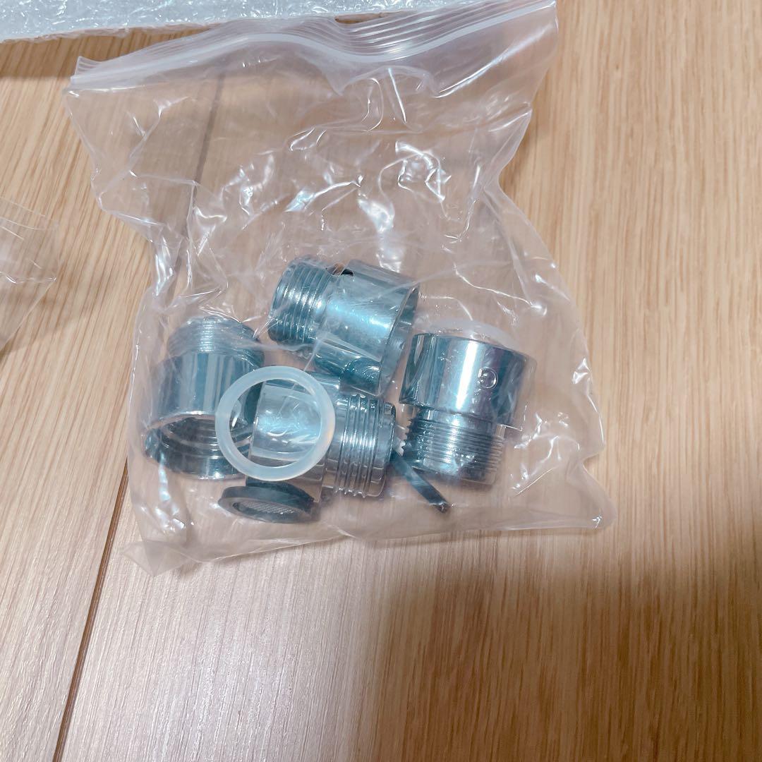 未使用　浄水塩素除去 シャワーヘッド グリーン　フィルター