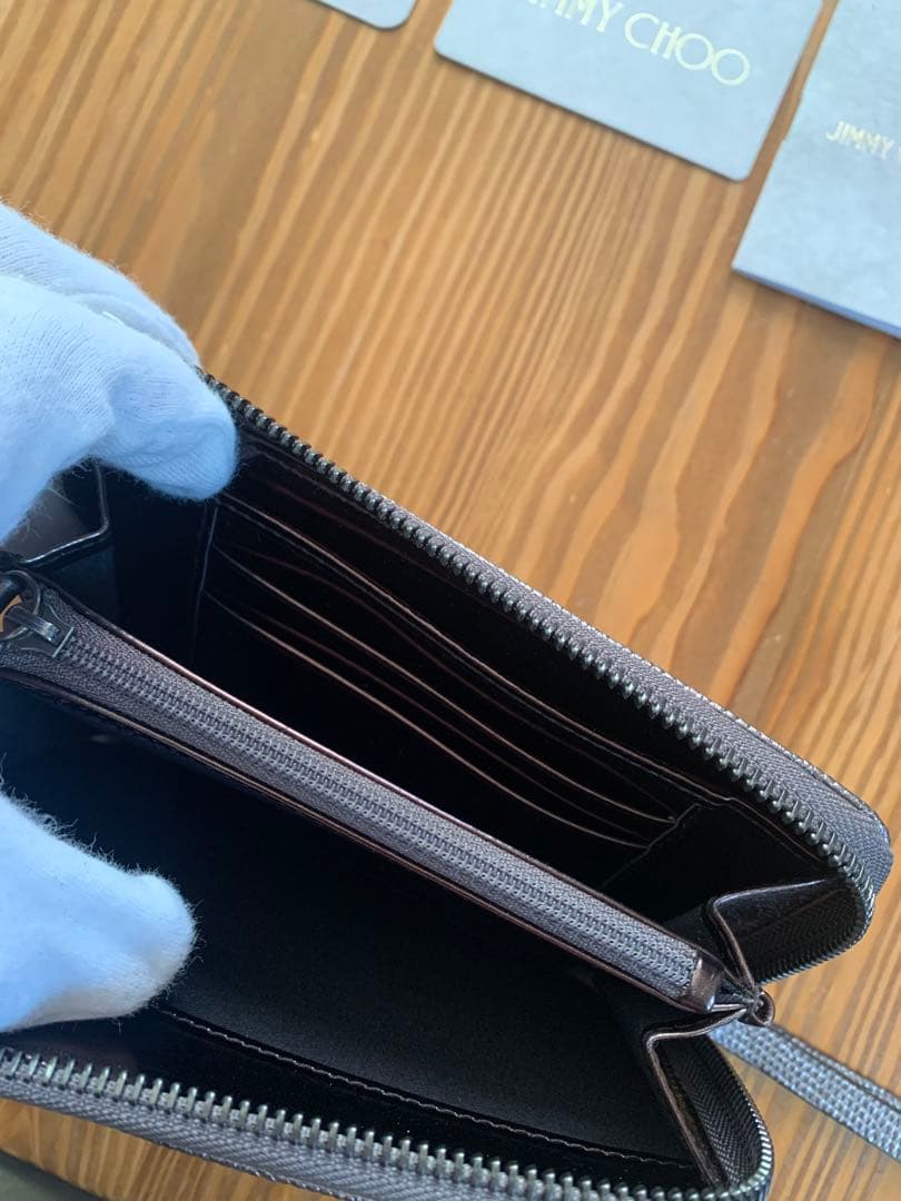 ◆未使用品◆ JIMMY CHOO CHRISTY ラウンドジップ　財布