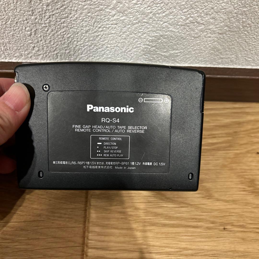 パナソニック カセットプレーヤー RQ-S4 ジャンク品