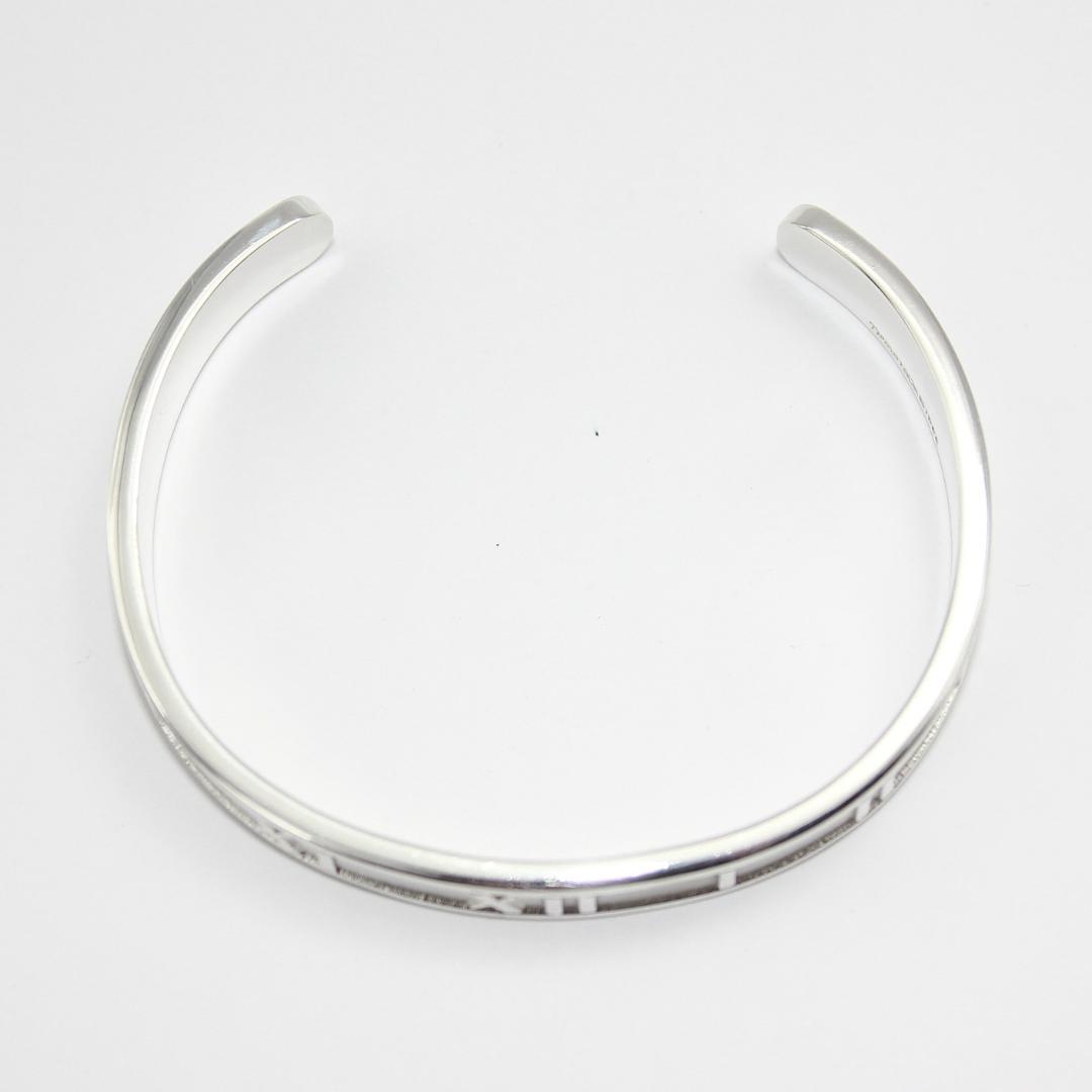 美品 Tiffany&Co. ティファニー アトラス バングル SV925