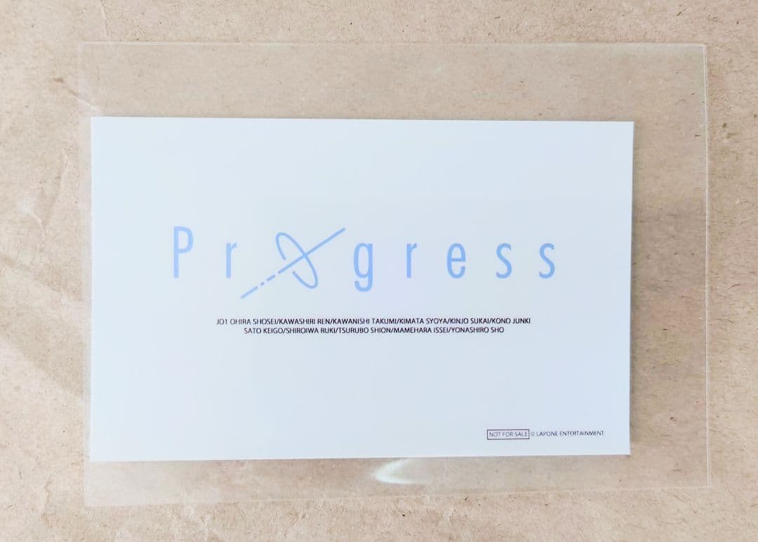 JO1 Progress 写真集 鶴房汐恩 / 大平祥生 直筆サイン チェキ