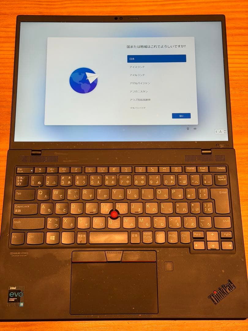 Windowsノート本体 Lenovo ThinkPad X1 nano 8gb